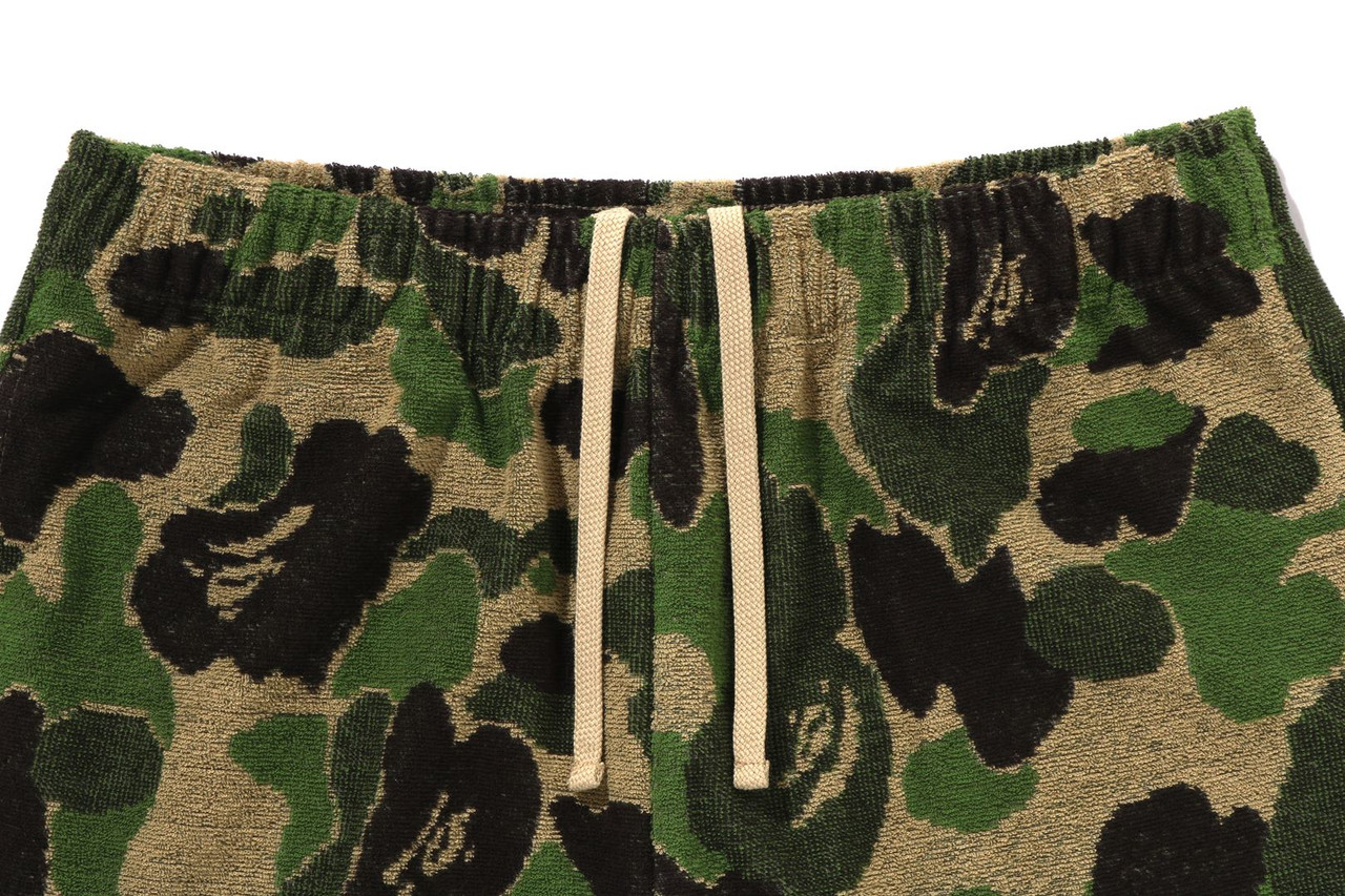 BAPE PANTS ABC CAMO PILE ONE POINT SWEAT SHORTS