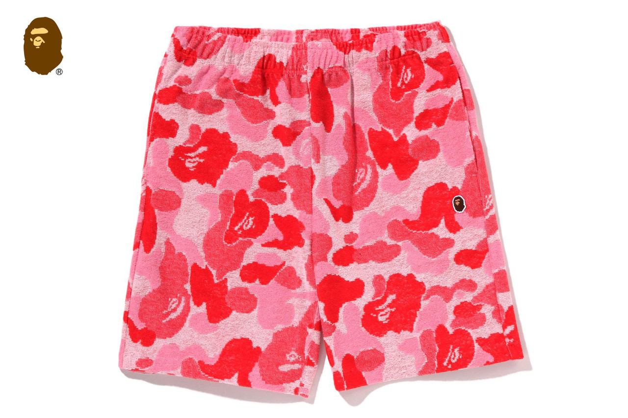 BAPE PANTS ABC CAMO PILE ONE POINT SWEAT SHORTS