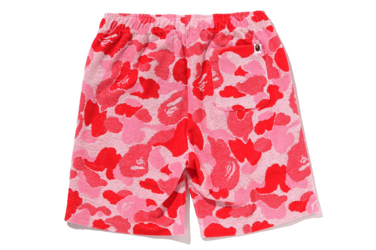 BAPE PANTS ABC CAMO PILE ONE POINT SWEAT SHORTS