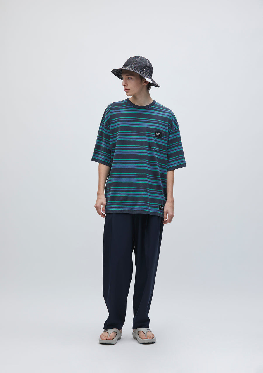 NEIGHBORHOOD KNIT / CUT SEWN BORDER CREWNECK-P SS