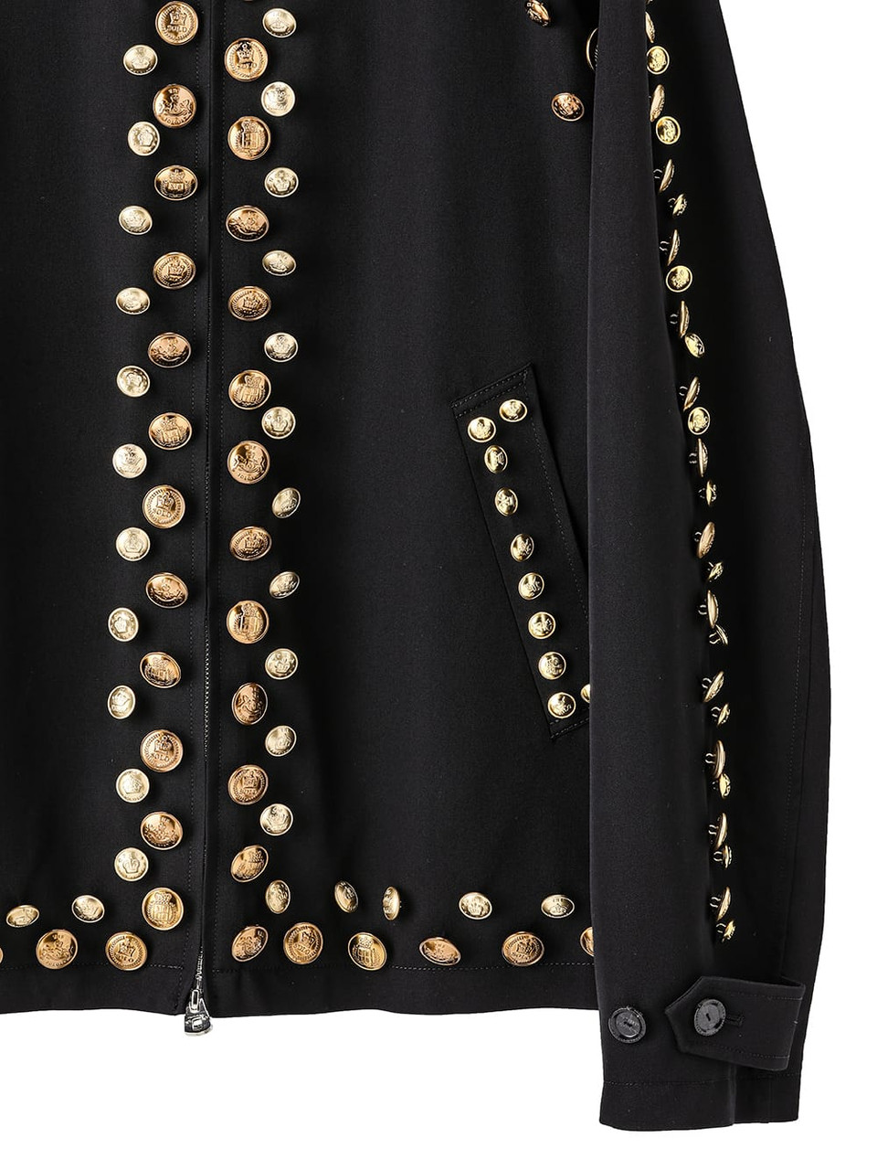TAKAHIROMIYASHITATheSoloist. OUTER zip up brit jacket.(gold buttons)
