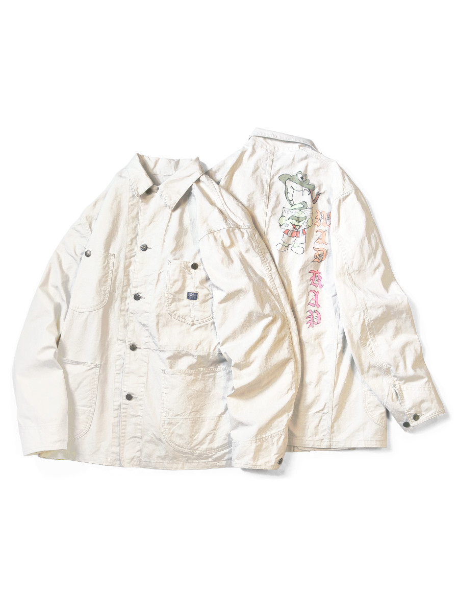 KAPITAL キャピタル ラミネート加工 コットン リネン ジャケット K1910LJ110_1__57328.1578641949