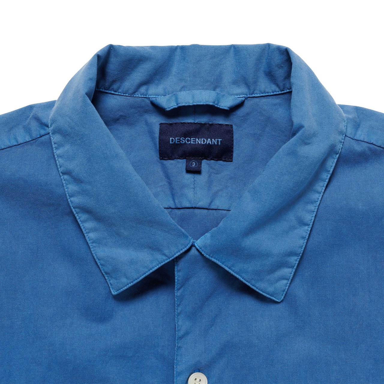 DESCENDANT SHIRT S WIND OPEN COLLAR SS SHIRT PIGMENT DYE Online