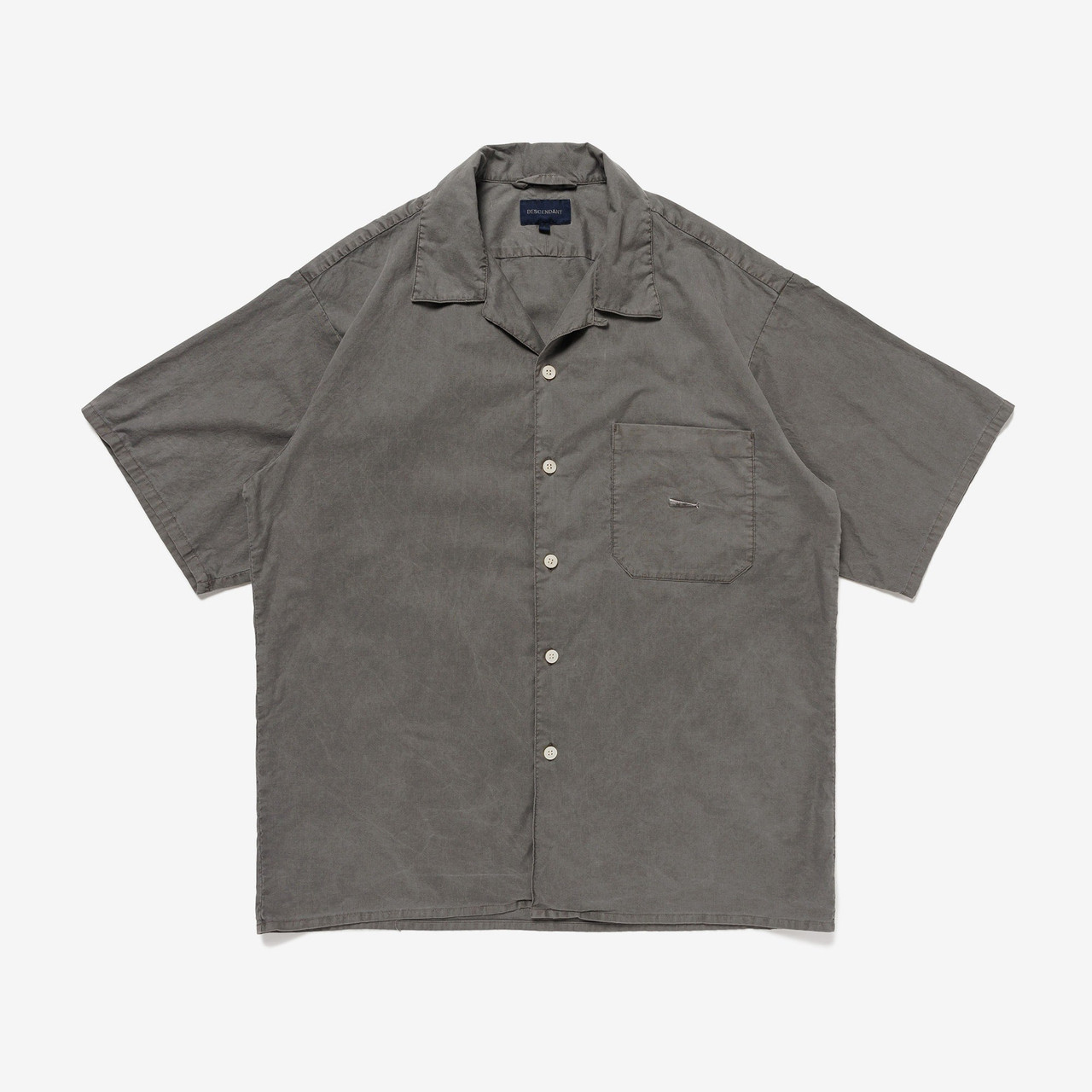 DESCENDANT SHIRT S WIND OPEN COLLAR SS SHIRT PIGMENT DYE Online