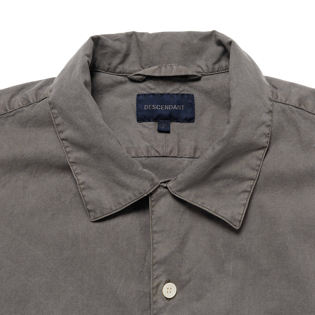 DESCENDANT SHIRT S WIND OPEN COLLAR SS SHIRT PIGMENT DYE Online