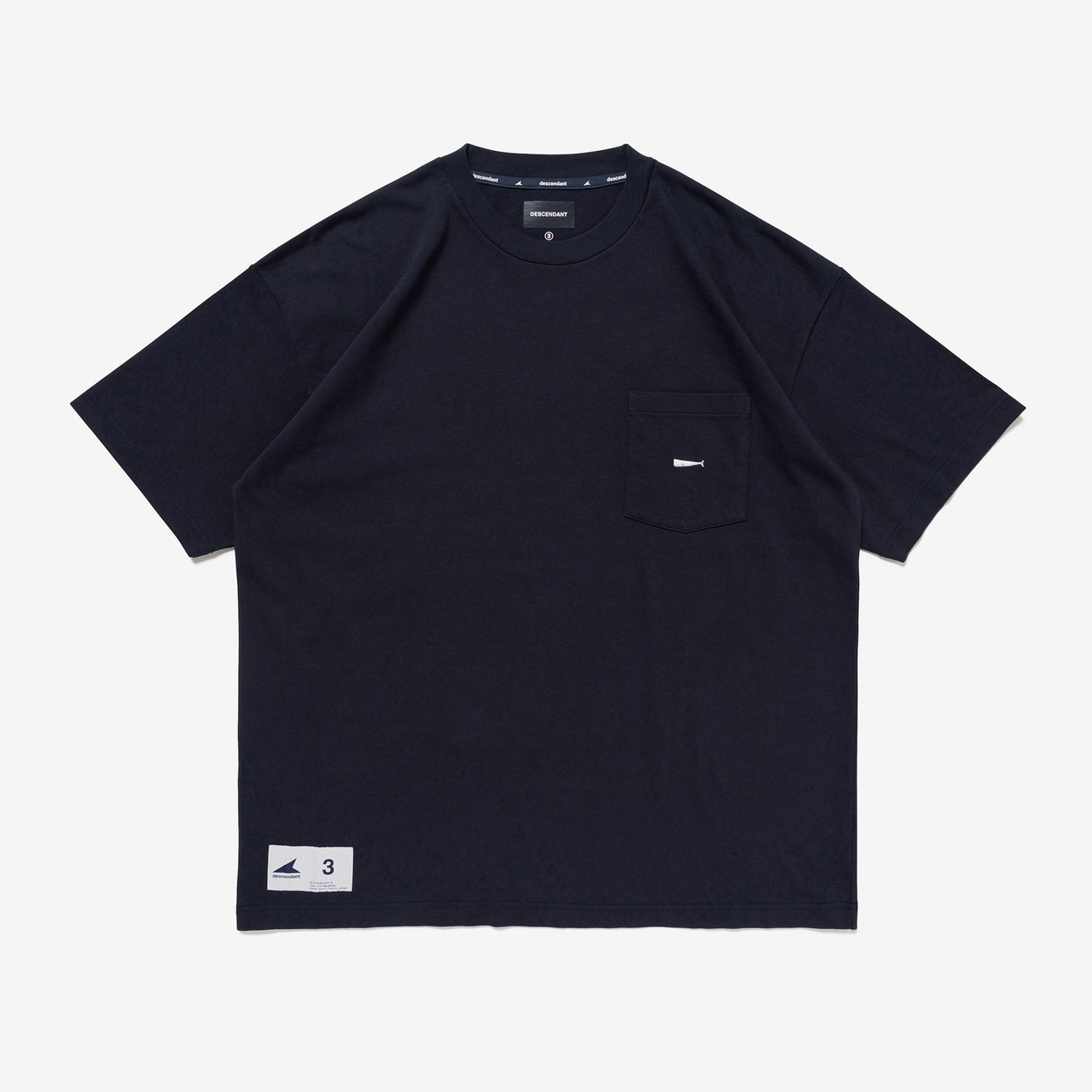 トップス DESCENDANT CACHALOT ORGANIC COTTON CROP DESCENDANT CUT&SEWN CACHALOT ORGANIC COTTON CROP SS Online Shop to
