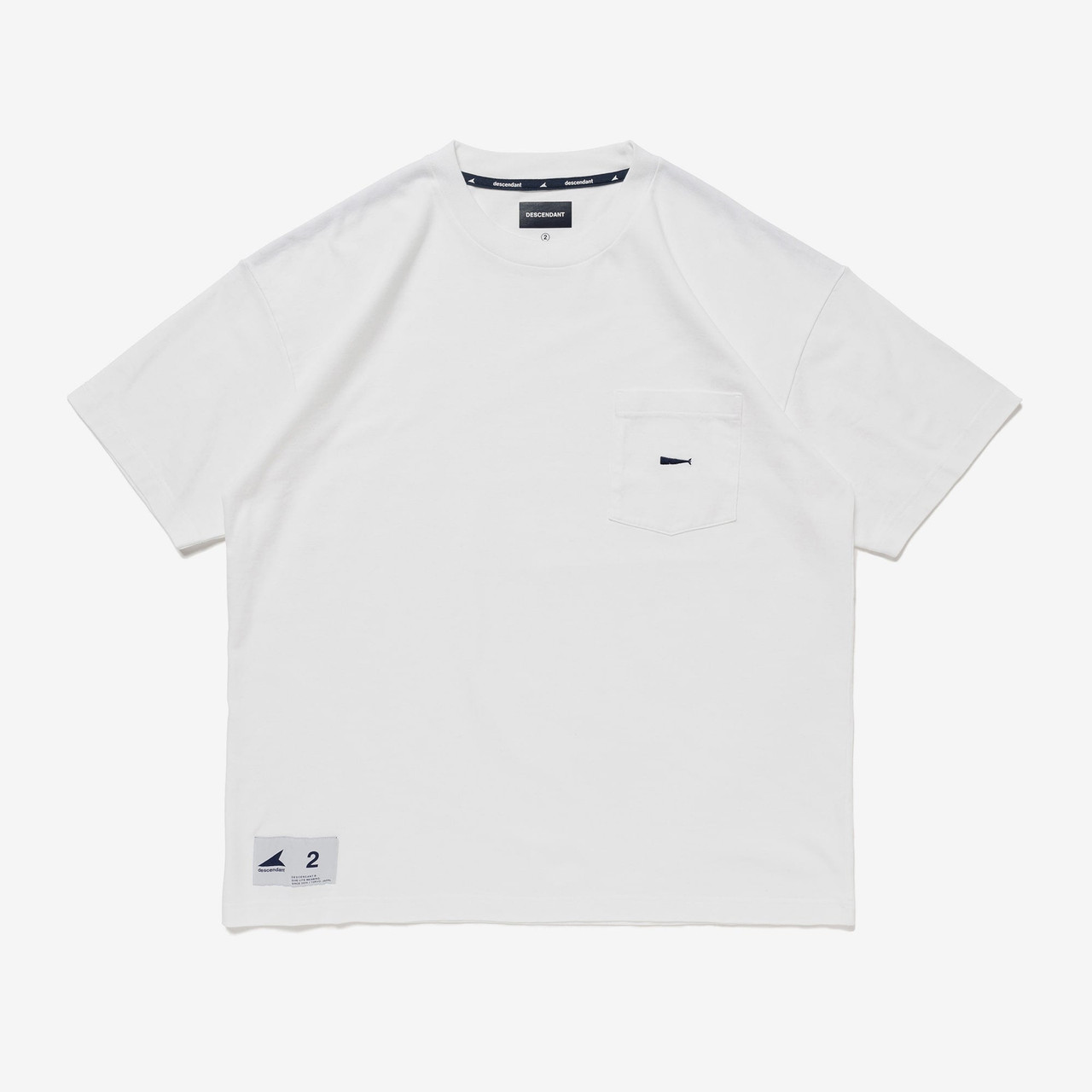 DESCENDANT CUT&SEWN CACHALOT ORGANIC COTTON CROP SS Online Shop to