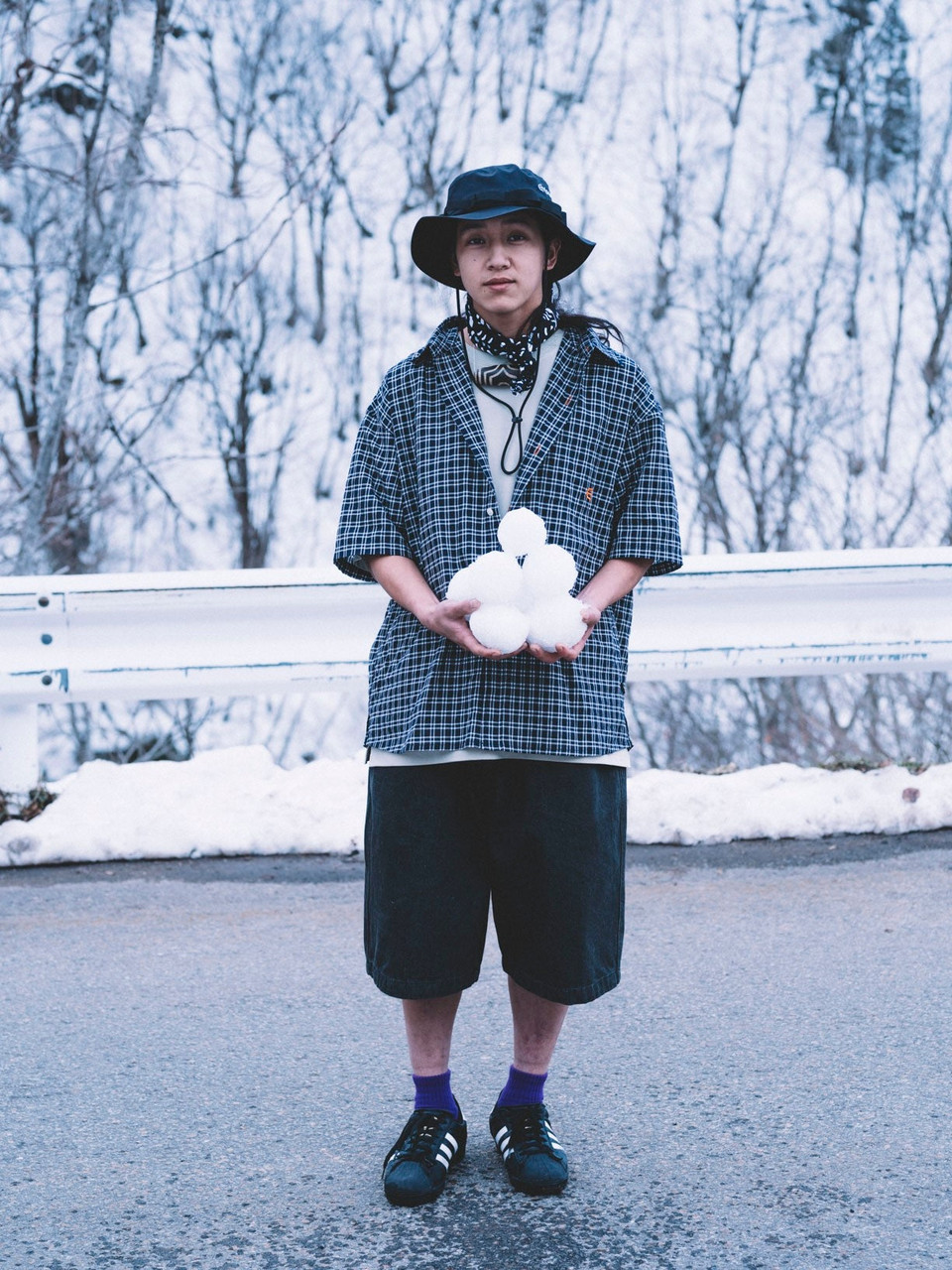 Evisen Skateboards TOPS OVERLAND CHECK SHIRT - BLACK