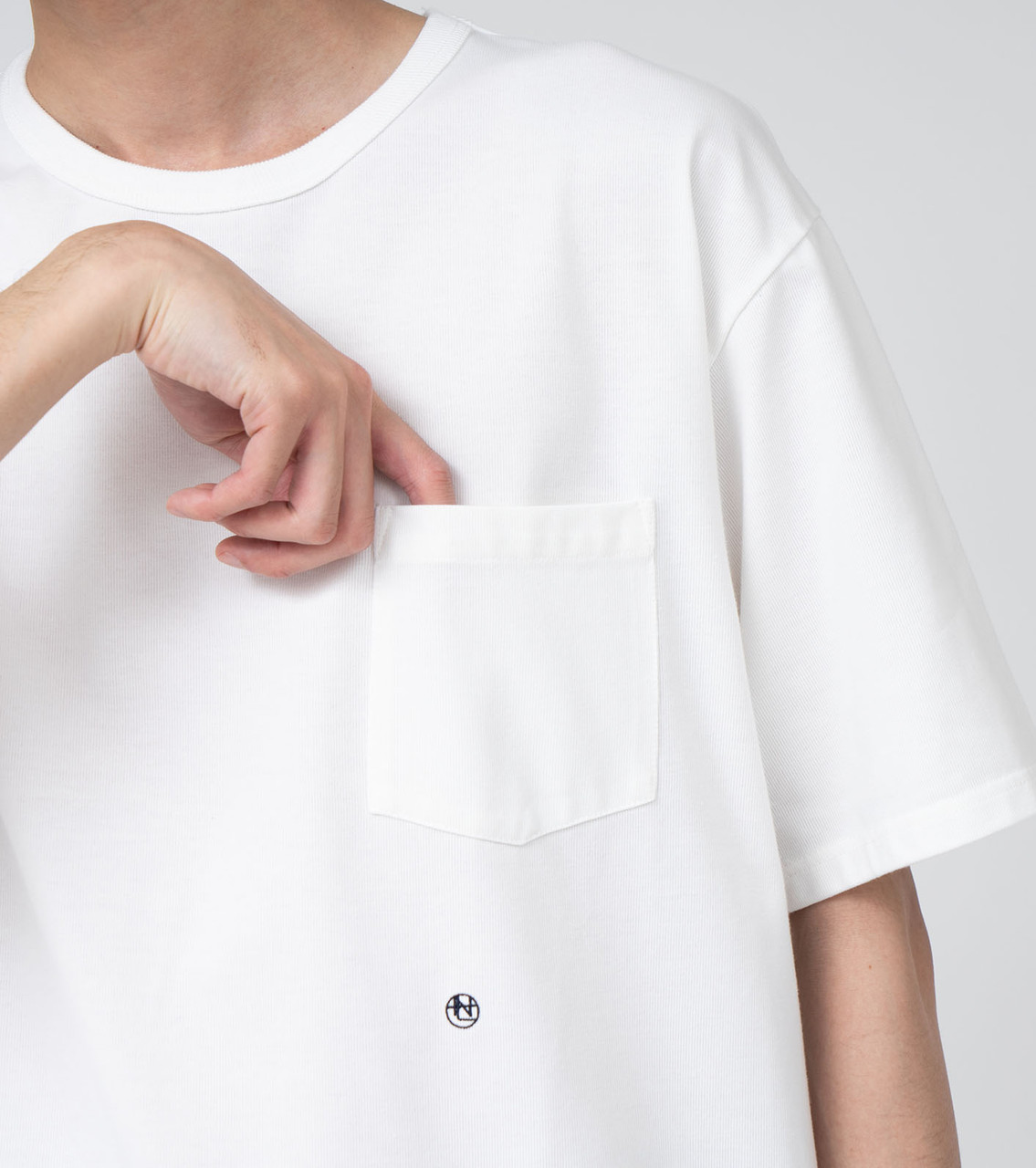 NANAMICA メンズ 半袖Tシャツ S25SI114E WHITE nanamica ナナミカ COOLMAX Jersey Pocket Tee S25SI114 クール