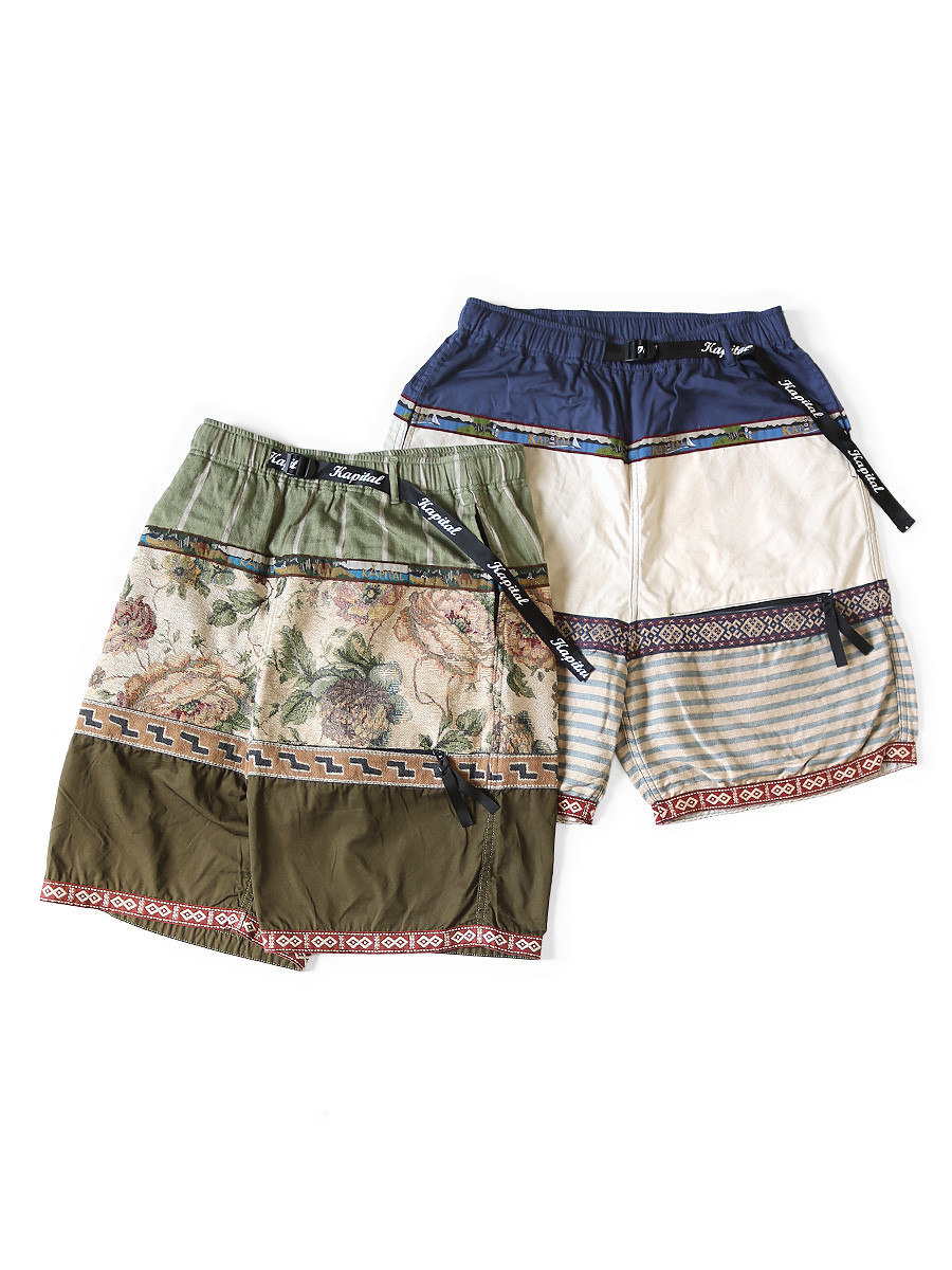 KAPITAL Short Pants Patchwork ECO BAKA Shorts 2025