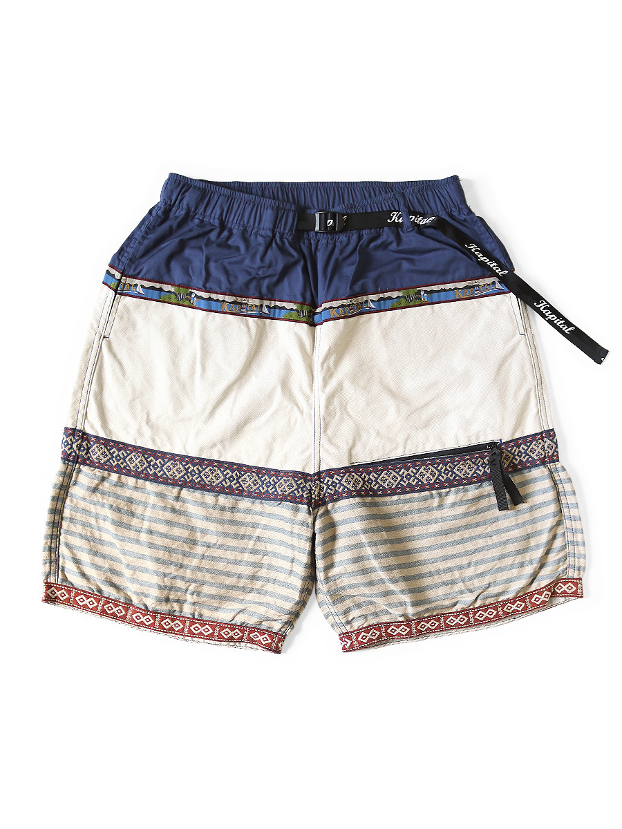 KAPITAL Short Pants Patchwork ECO BAKA Shorts 2025