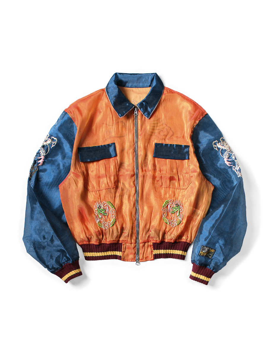 KAPITAL Jacket Sheer Pearl Mosquito Guard 2TONE Vietnam Jacket