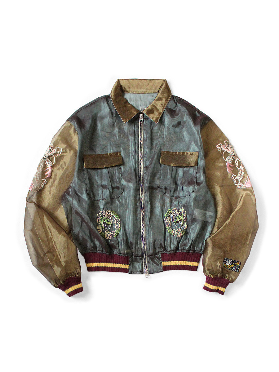 KAPITAL Jacket Sheer Pearl Mosquito Guard 2TONE Vietnam Jacket