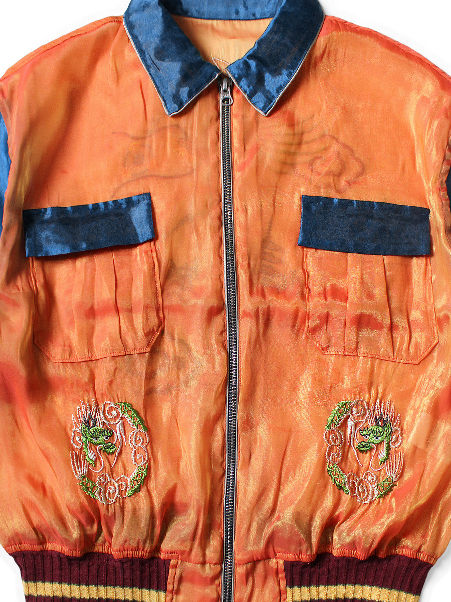 KAPITAL Jacket Sheer Pearl Mosquito Guard 2TONE Vietnam Jacket