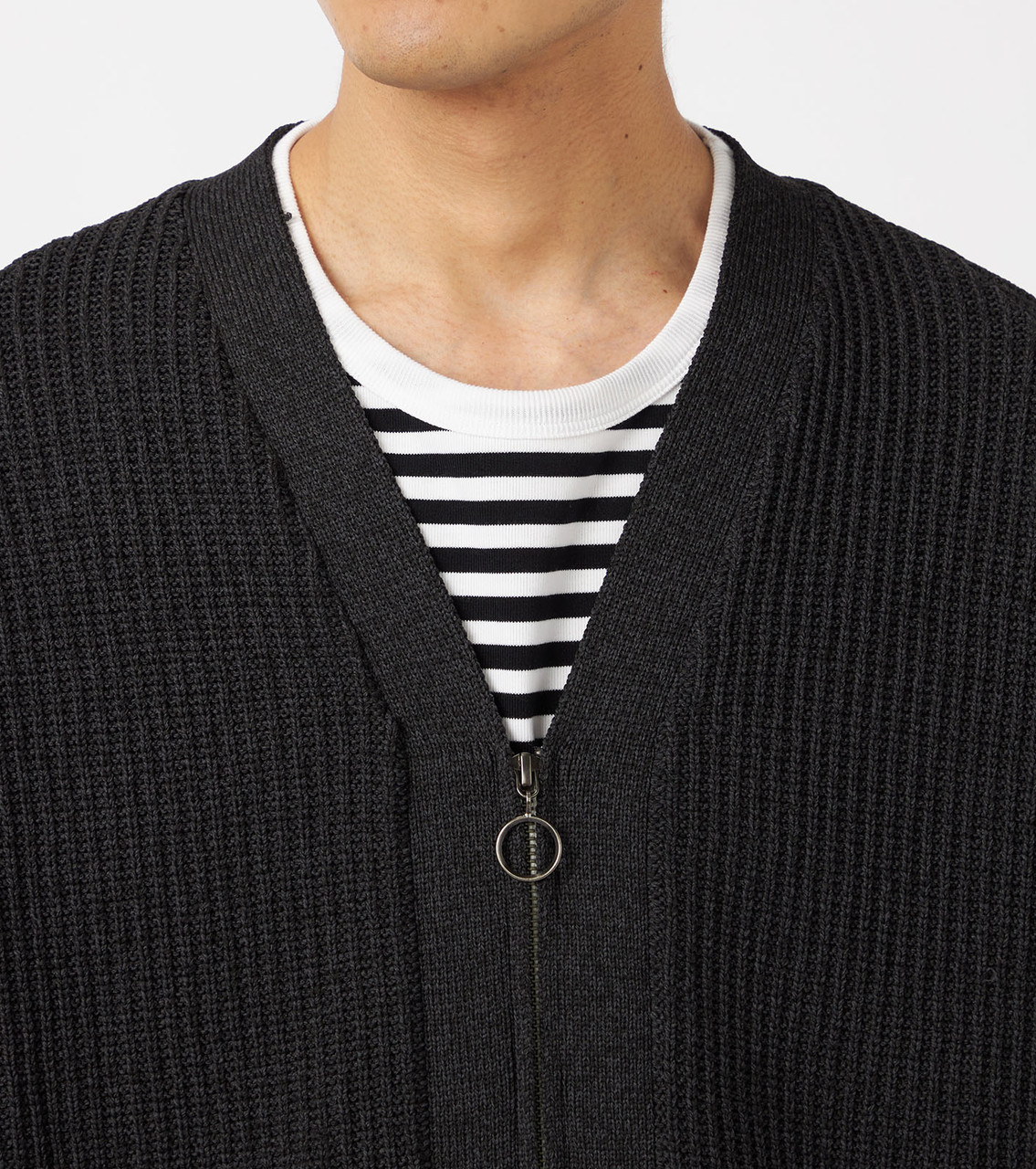 nanamica KNIT 5G Zip Cardigan Online Shop to Worldwide