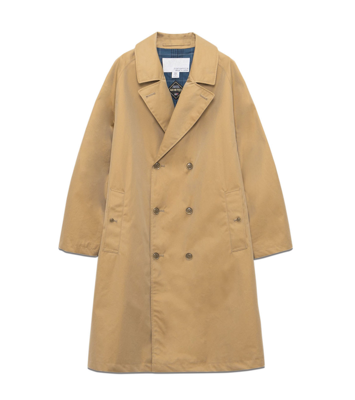 nanamica COAT 2L Cotton GORE-TEX Double Breasted Coat Online Shop