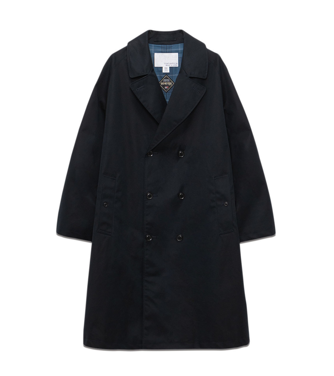 nanamica COAT 2L Cotton GORE-TEX Double Breasted Coat Online Shop