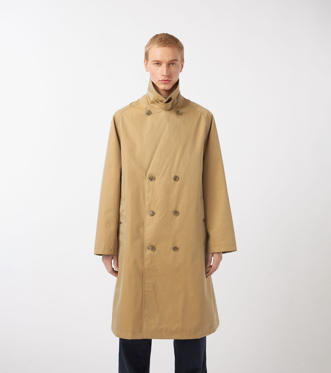 ジャバブラ nanamica COAT 2L Cotton GORE-TEX Double Breasted Coat Online Shop