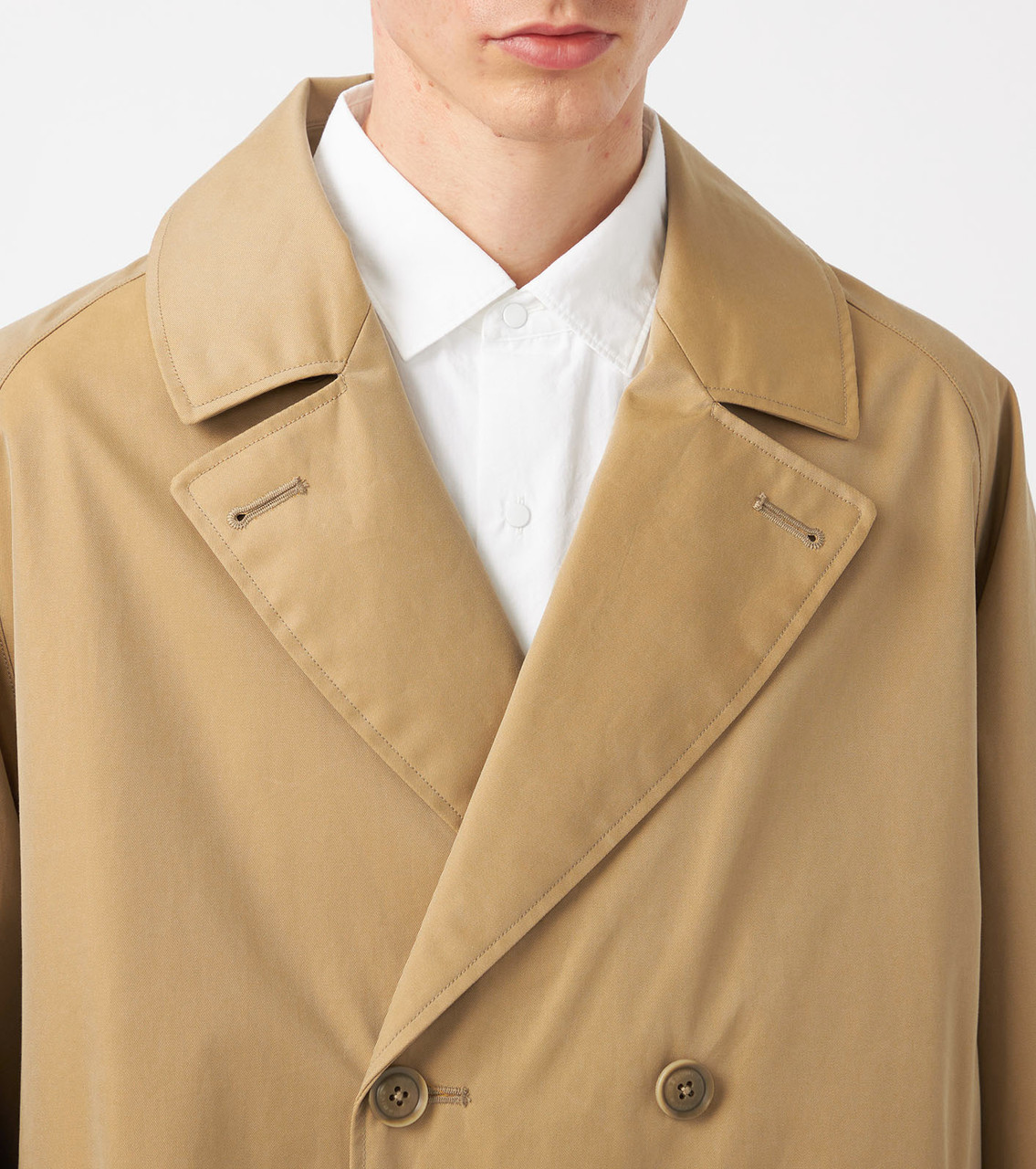 nanamica COAT 2L Cotton GORE-TEX Double Breasted Coat Online Shop