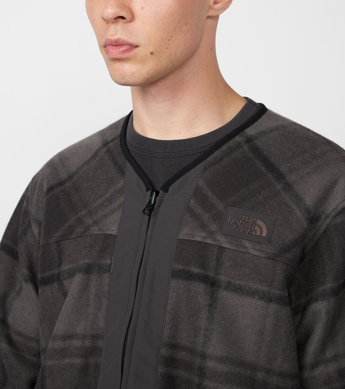 THE NORTH FACE Purple Label JACKET PLAS Plaid Fleece Field