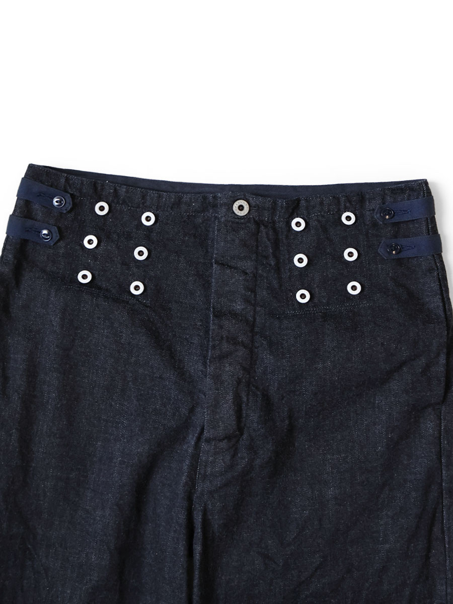 KAPITAL Pants 12Oz Denim 7 Star Suspender Pants