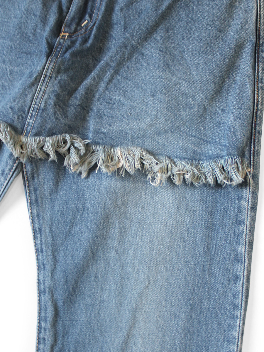 KAPITAL Pants 14Oz Denim 5P APRON-SKOUSER Bootcut (Processed)