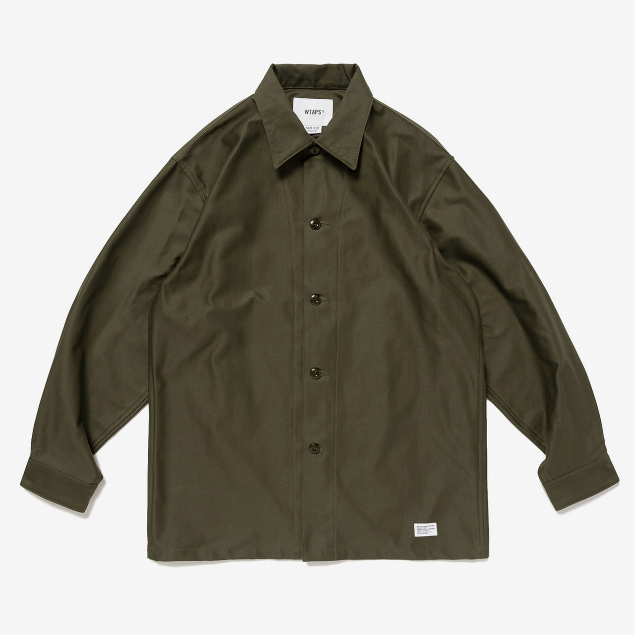 WTAPS Shirt CBW 01 / LS / COTTON. BACKSATIN