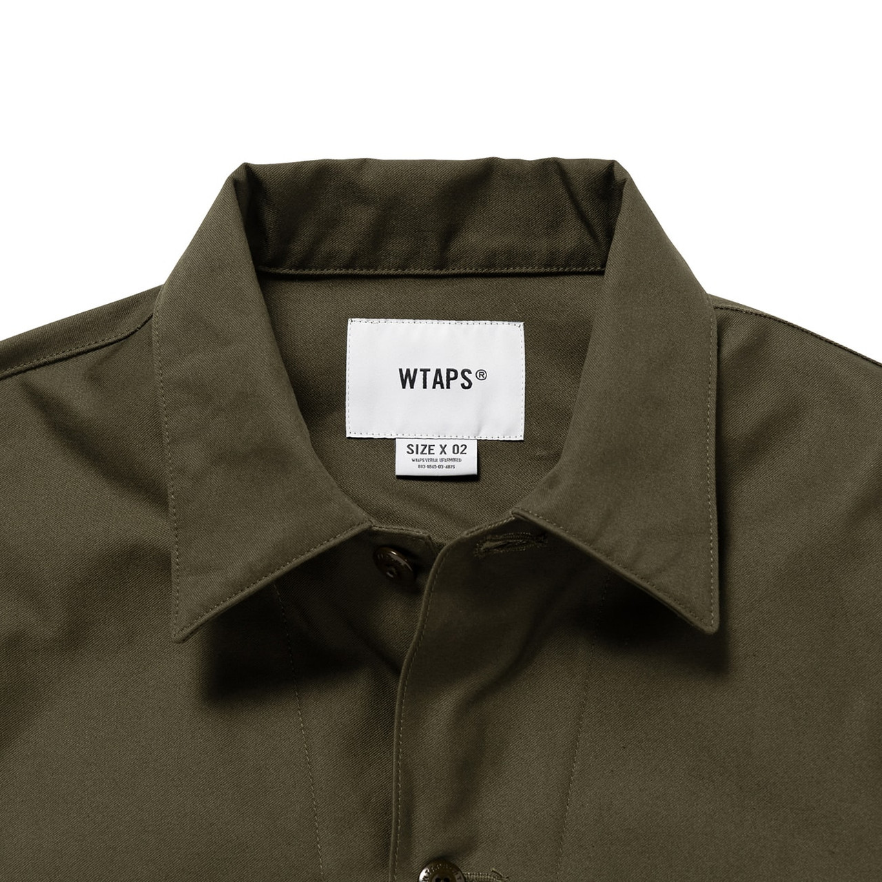 WTAPS Shirt CBW 01 / LS / COTTON. BACKSATIN