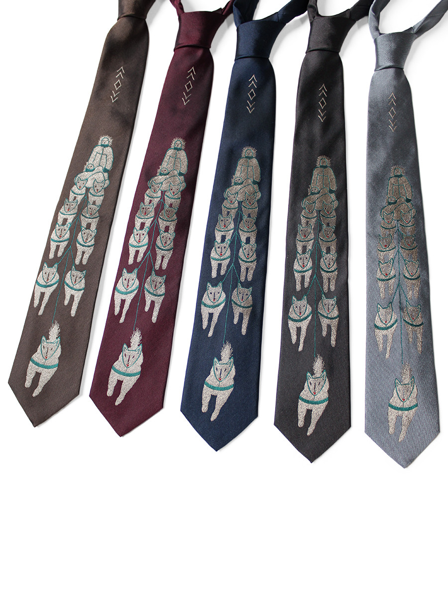 KAPITAL Others Silk Twill Dog-Team Tie