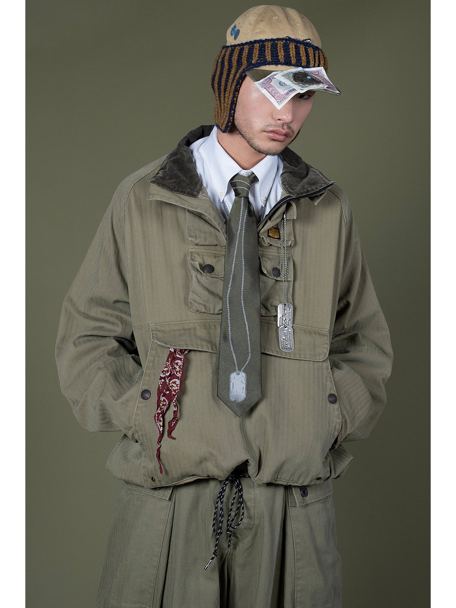 KAPITAL Jacket Herringbone Nickel Anorak