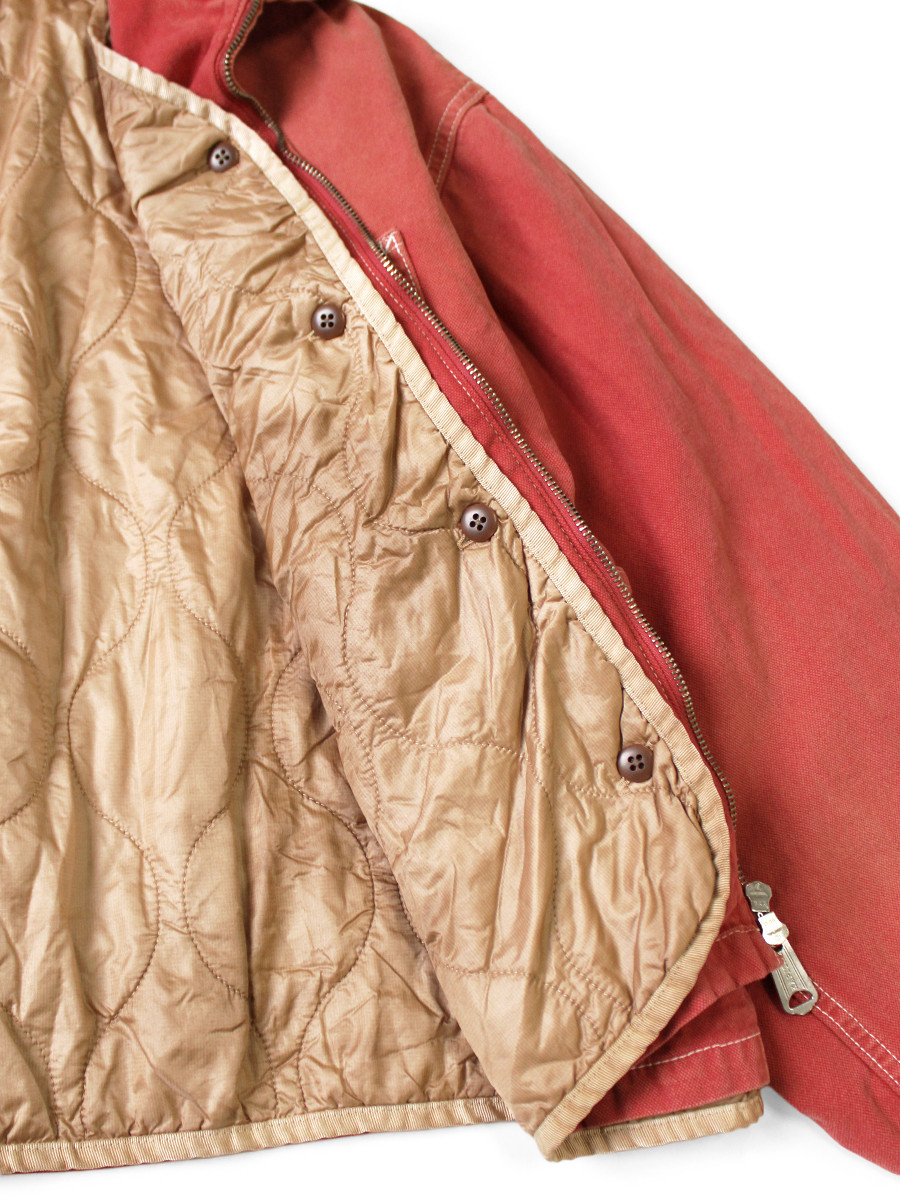 KAPITAL Jacket California Red Canvas Cover Old Rizler (With Liner)
