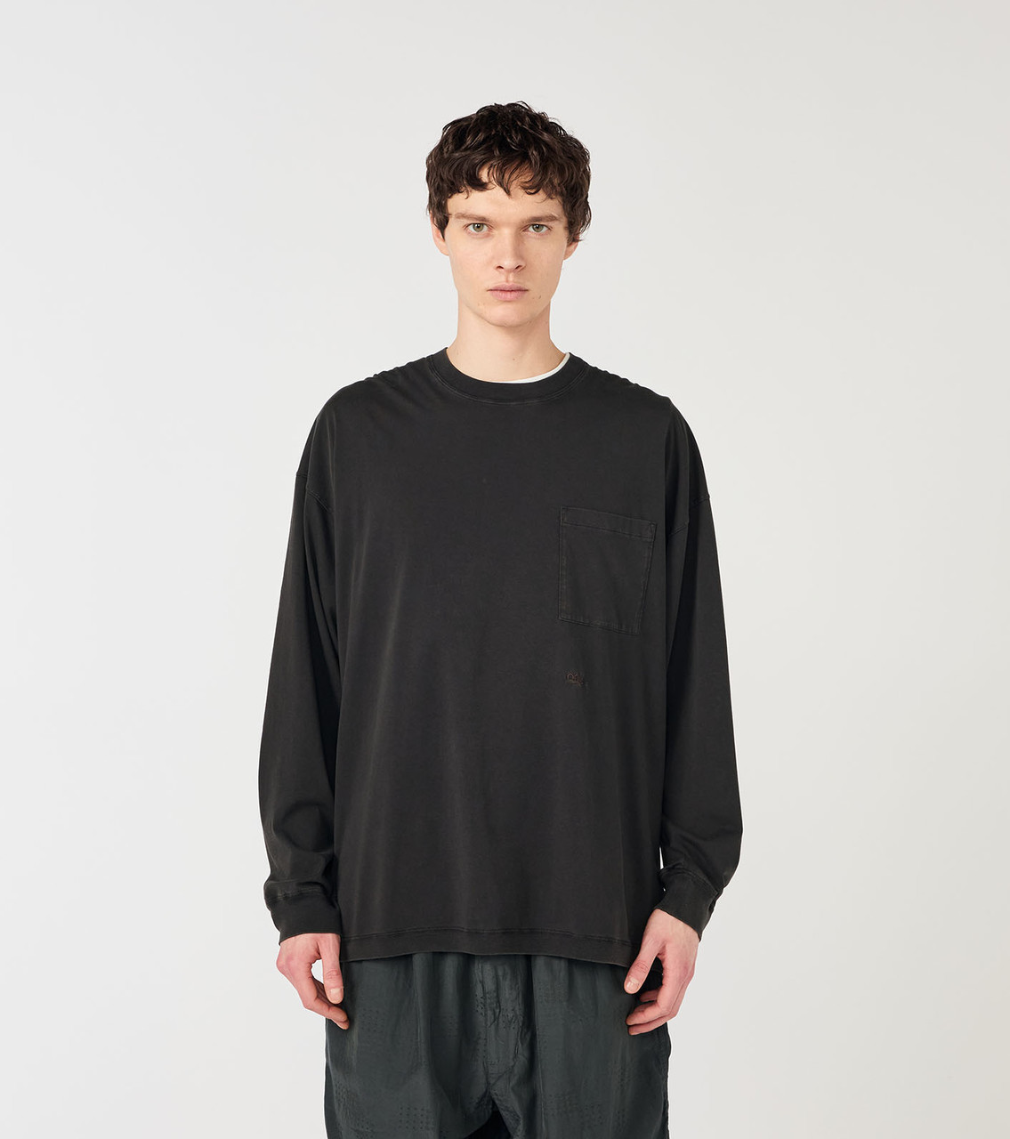 nanamica T-SHIRT OOAL L/S Pocket Tee Online Shop to Worldwide