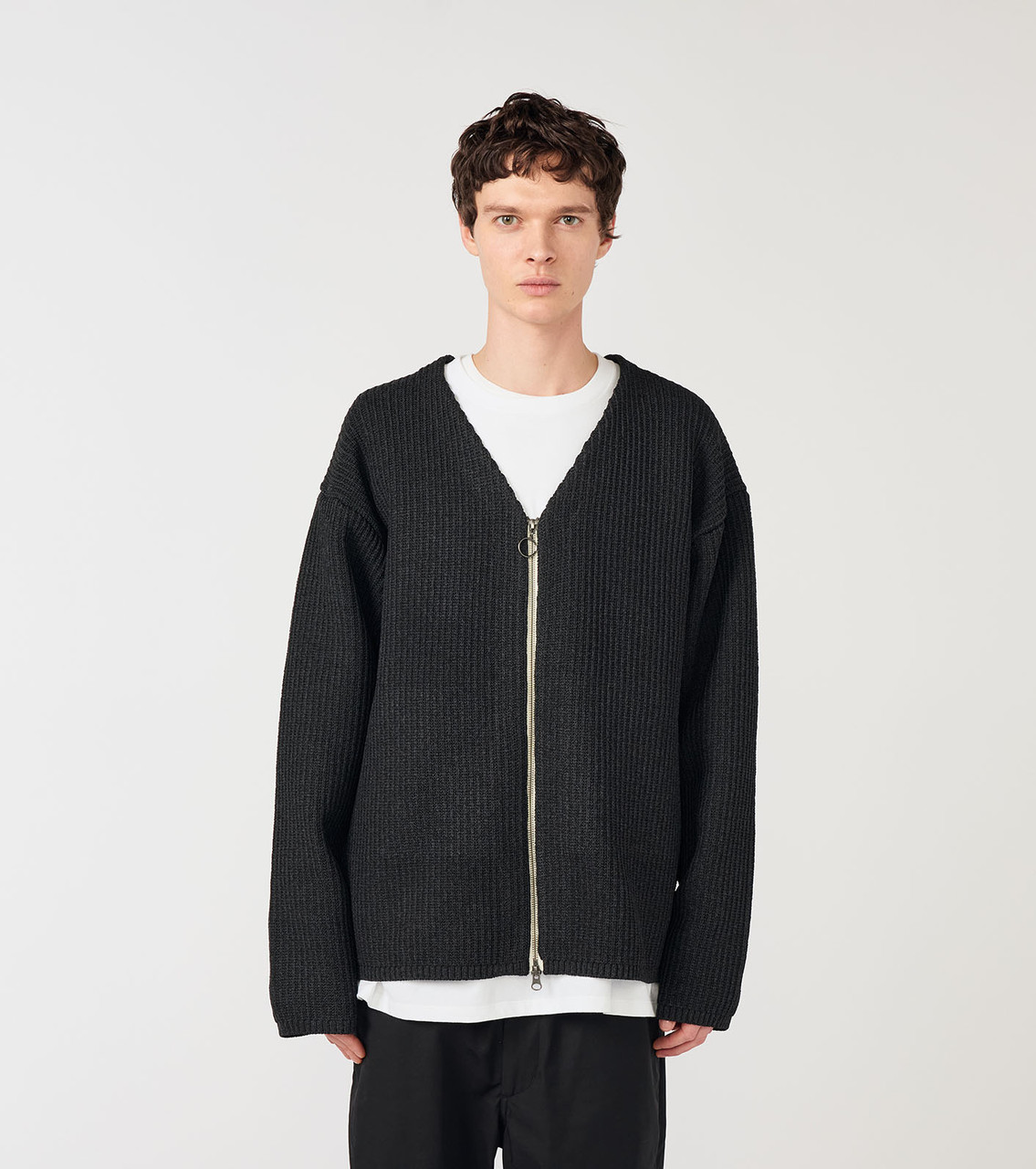 nanamica KNIT 5G Zip Cardigan Online Shop to Worldwide