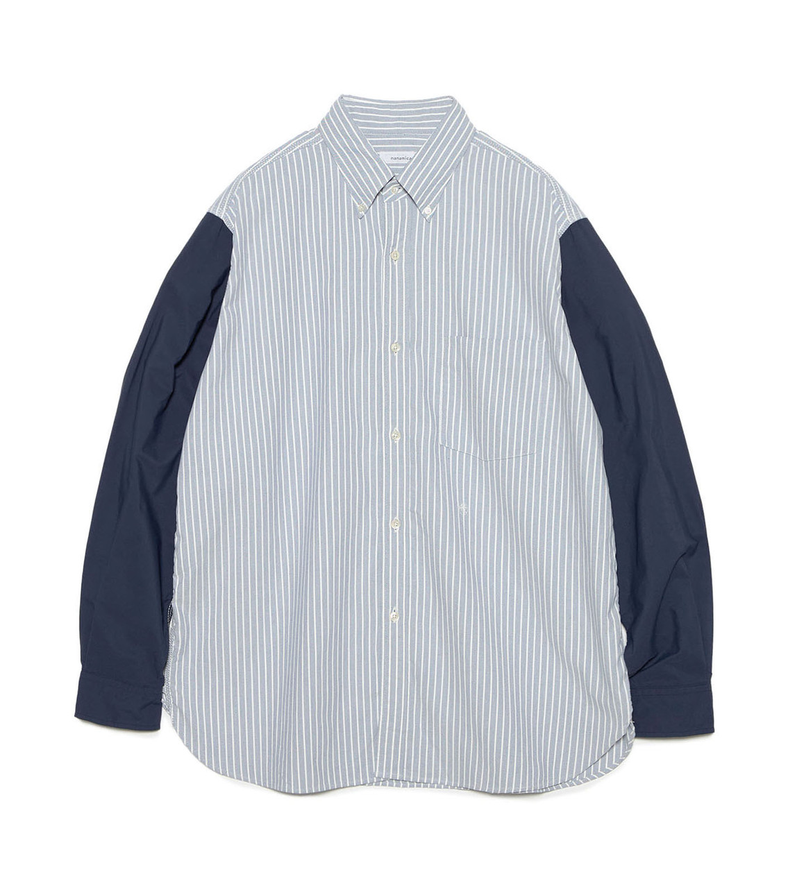 nanamica SHIRT Button Down Stripe Storm Shirt Online Shop to Worldwide