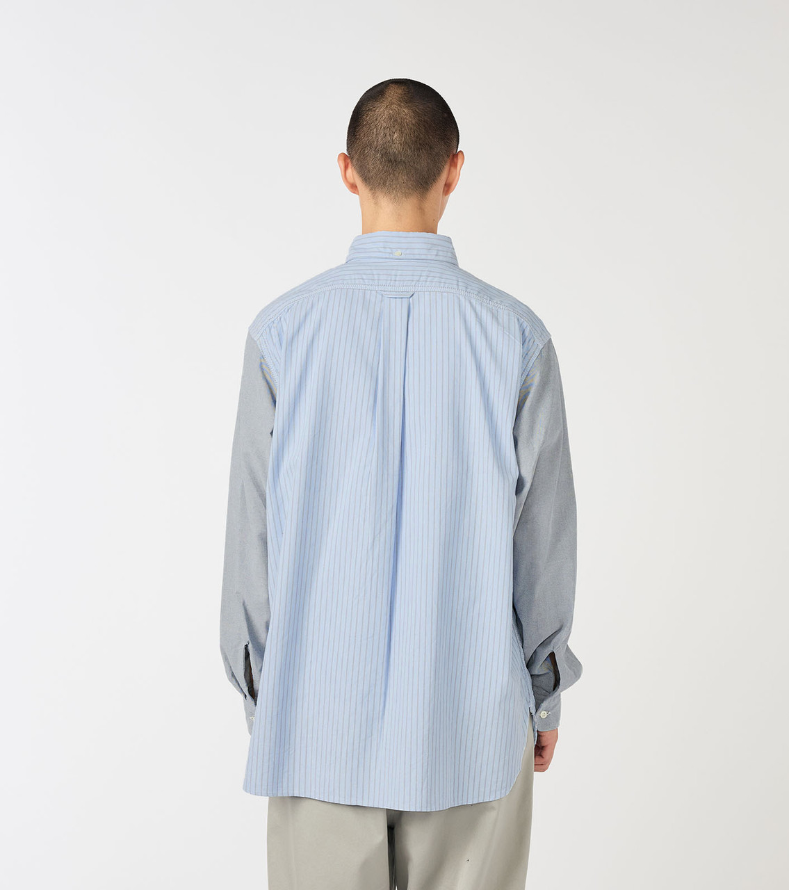 nanamica SHIRT Button Down Stripe Storm Shirt Online Shop to Worldwide