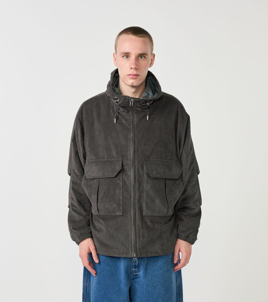 THE NORTH FACE Purple Label JACKET Synthetic Leather Mountain Wind