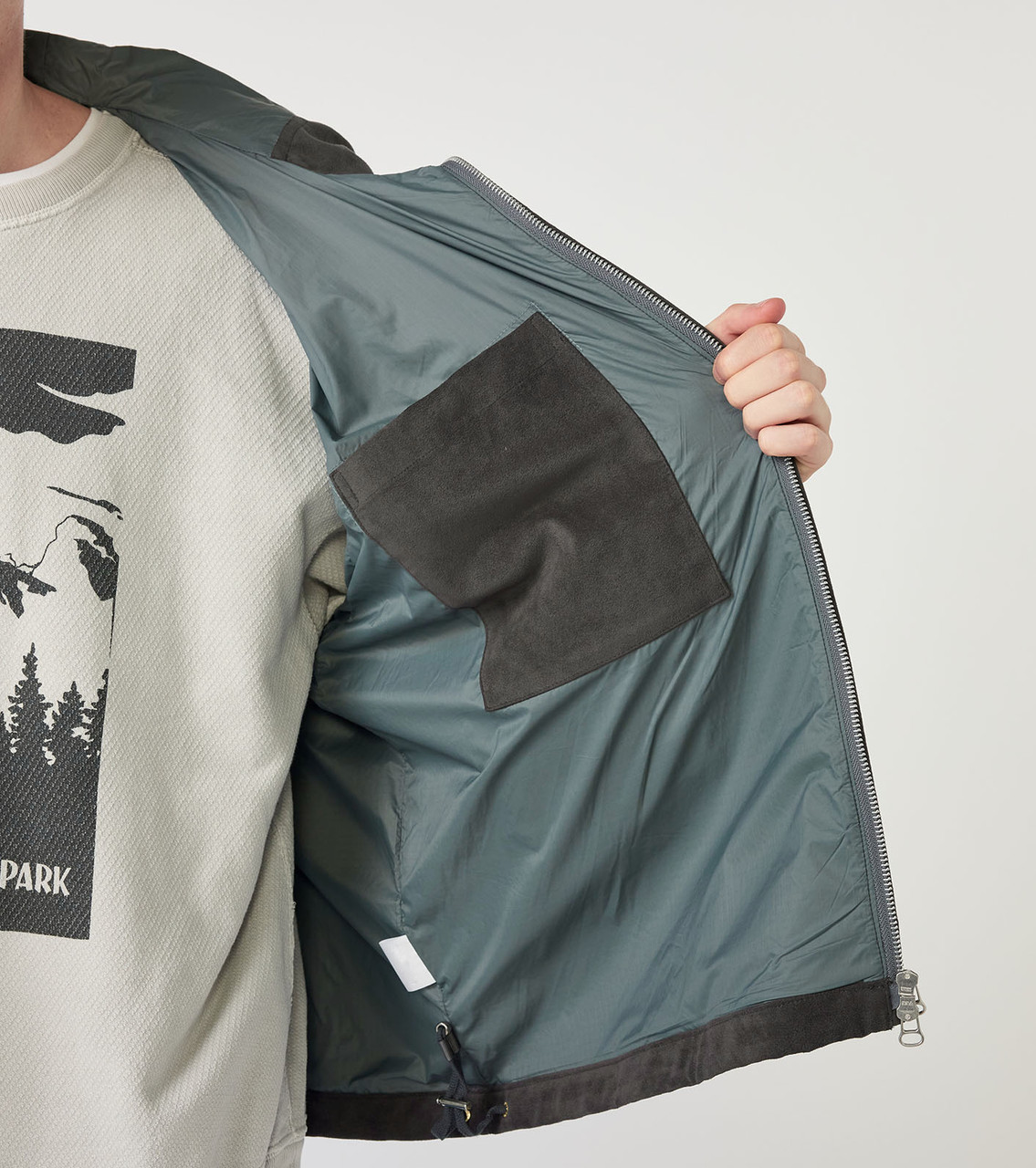 THE NORTH FACE Purple Label JACKET Synthetic Leather Mountain Wind
