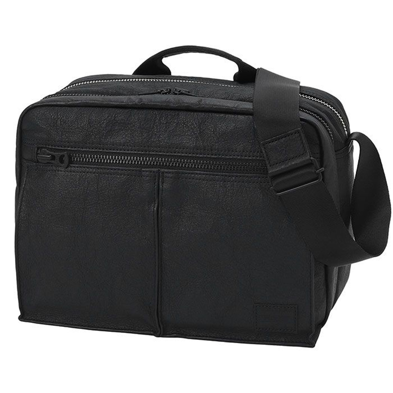 ポーターフリースタイルレザー　391-05289 Porter Shoulder Bag FREESTYLE Dyneema LEATHER SHOULDER BAG