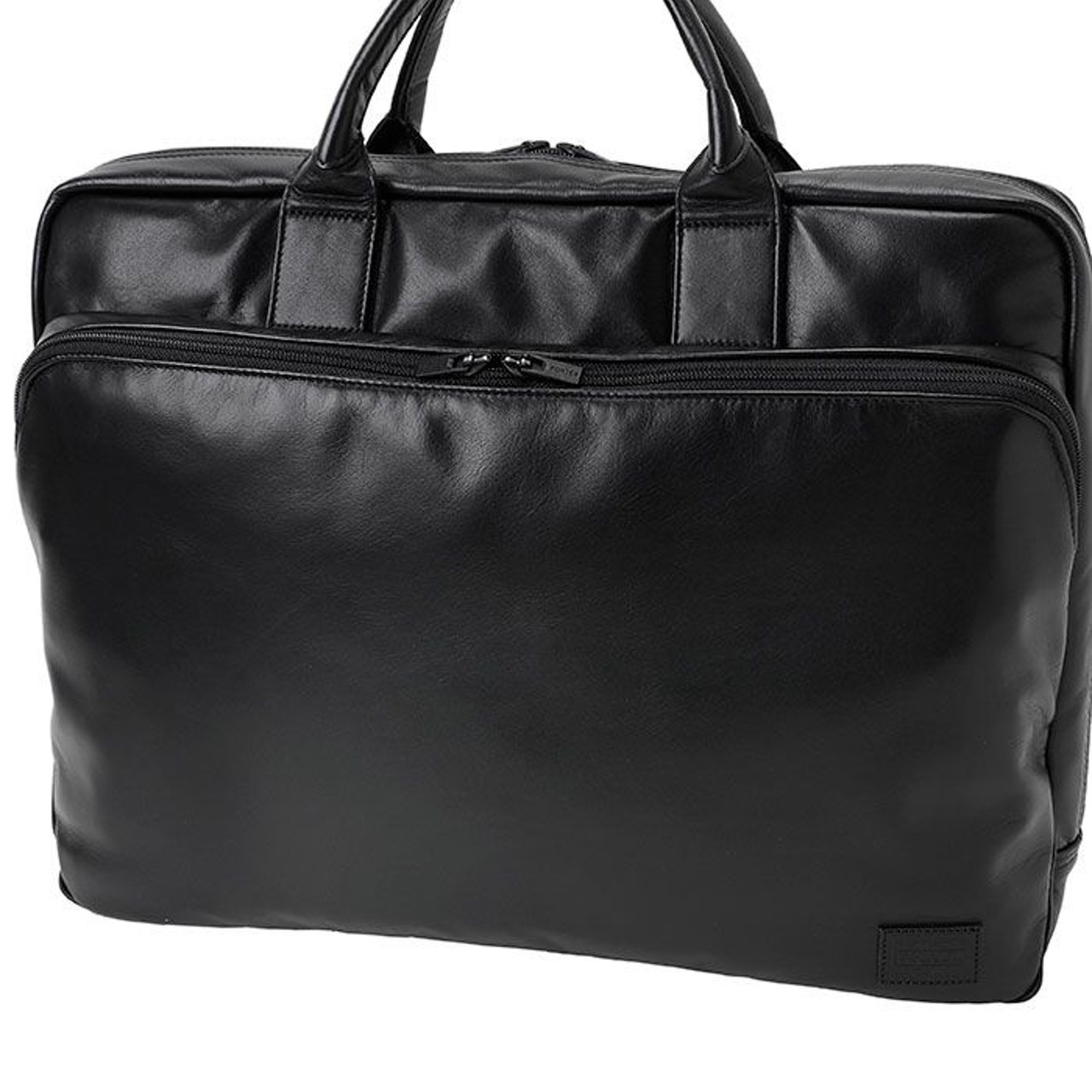 ✨美品　希少✨ PORTER 2WAY BRIEF CASE (L) ブラック Porter Briefcase TIME BLACK 2WAY BRIEFCASE(L)