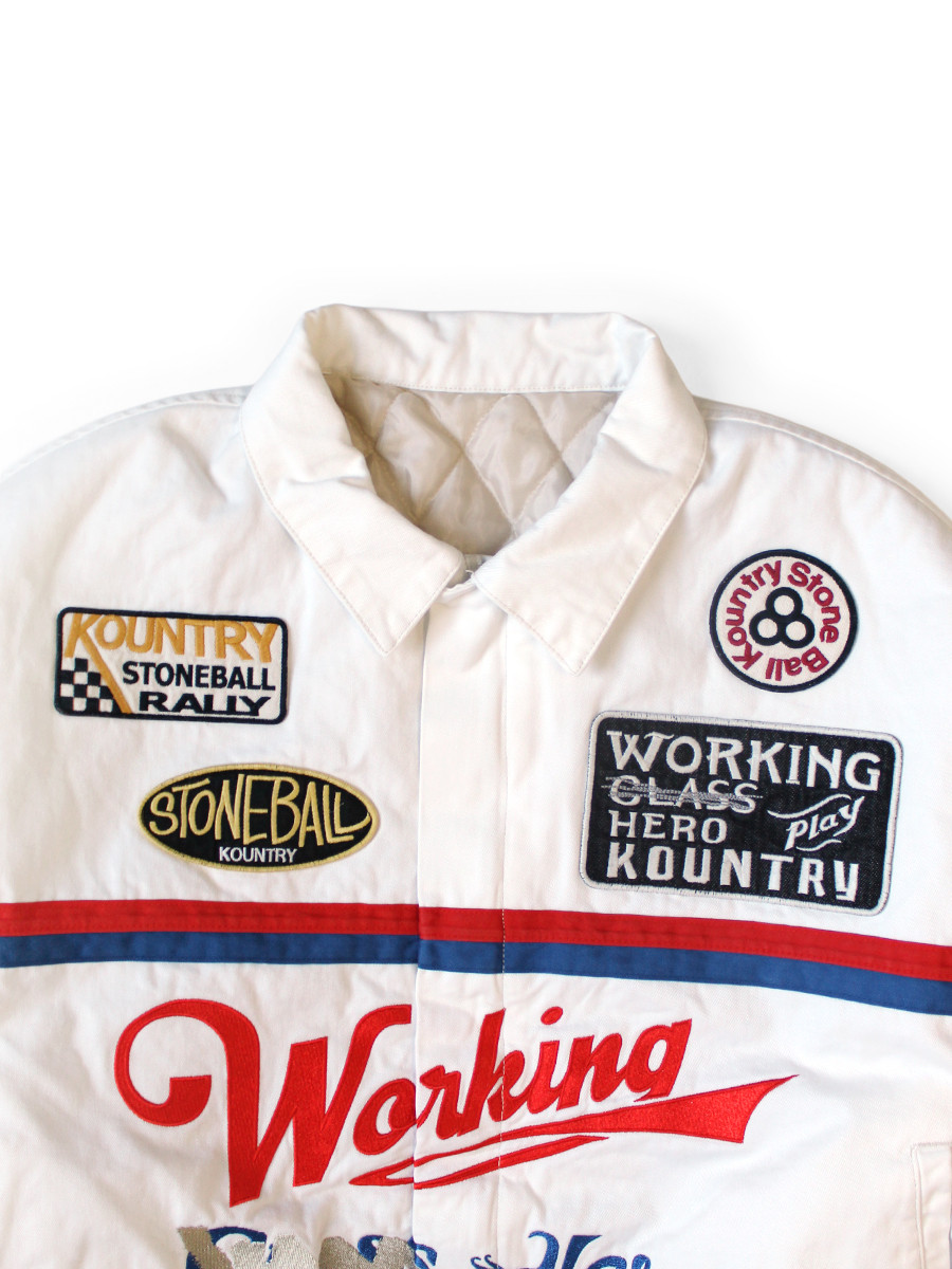 KAPITAL Jacket Chino Ad Racing Drizzler Jacket