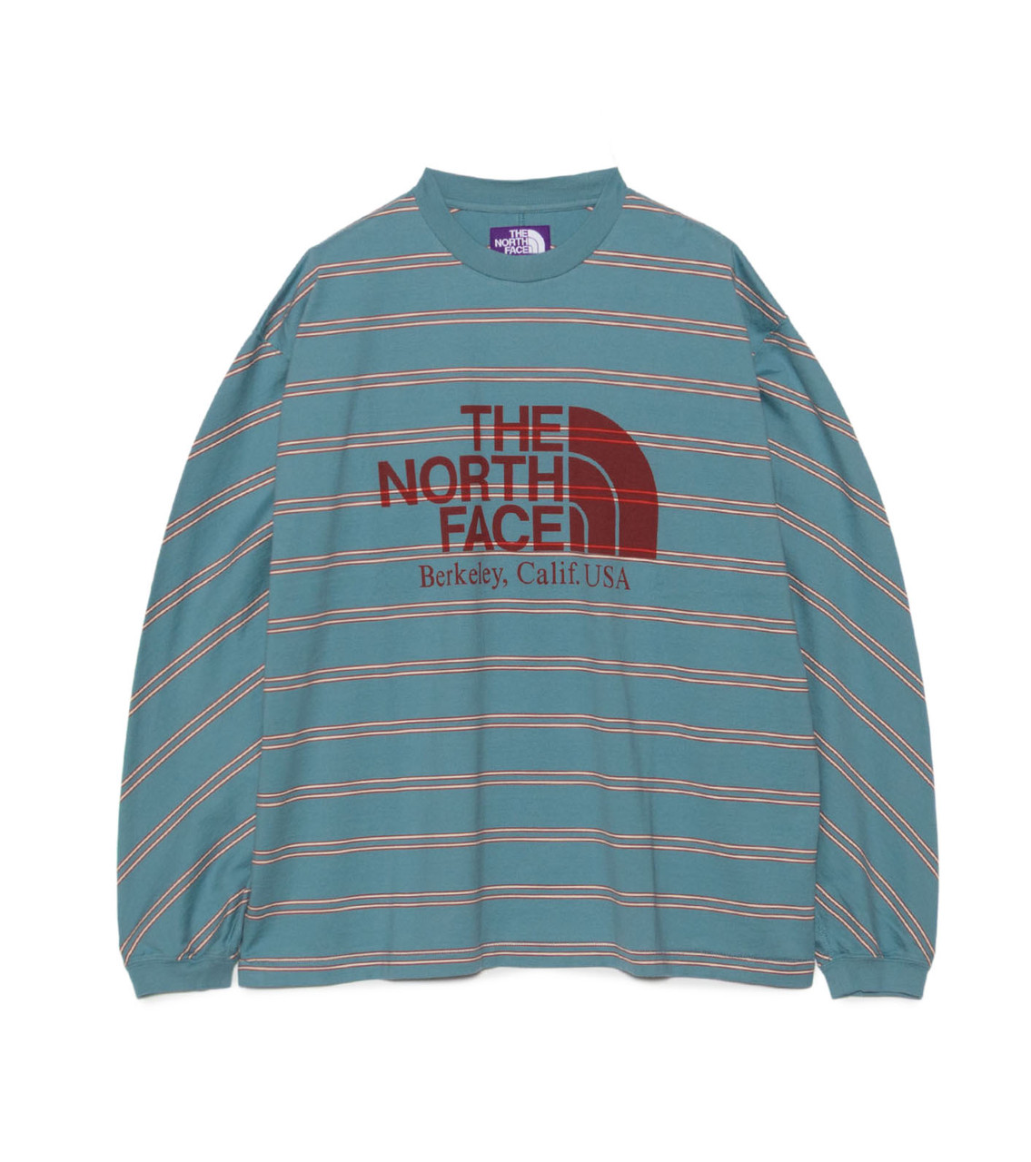 THE NORTH FACE Purple Label T-SHIRT Field Long Sleeve Striped Tee