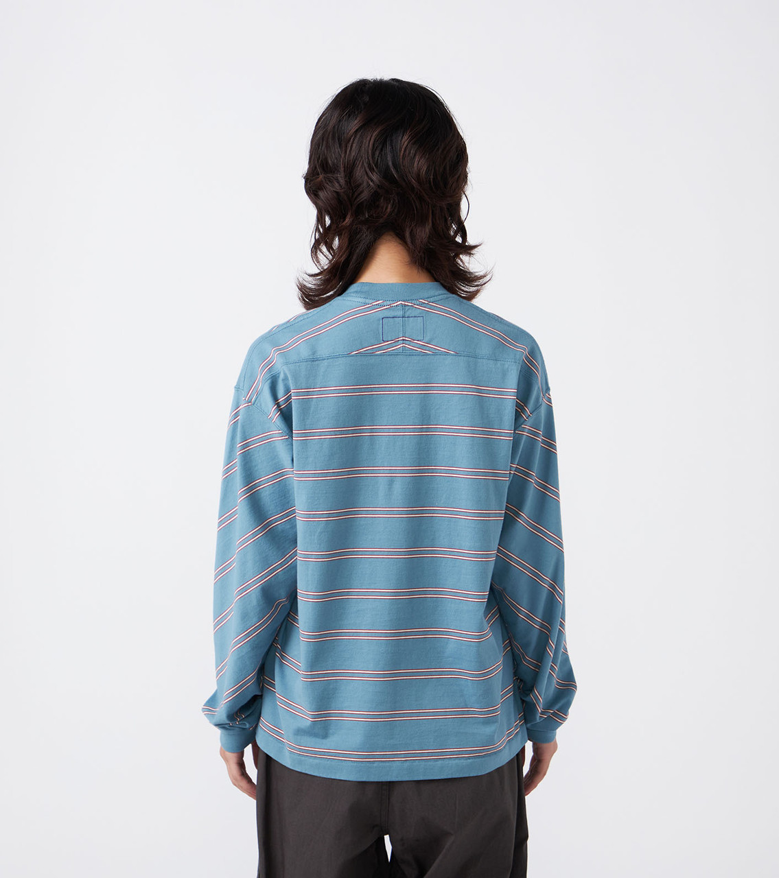 THE NORTH FACE Purple Label T-SHIRT Field Long Sleeve Striped Tee