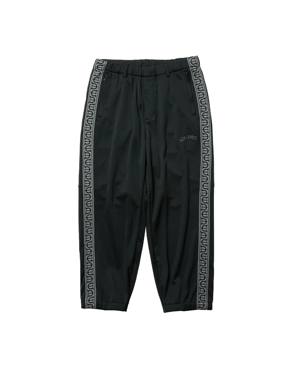 Evisen Skateboards PANTS E LOGO TRACK PANTS - BLACK
