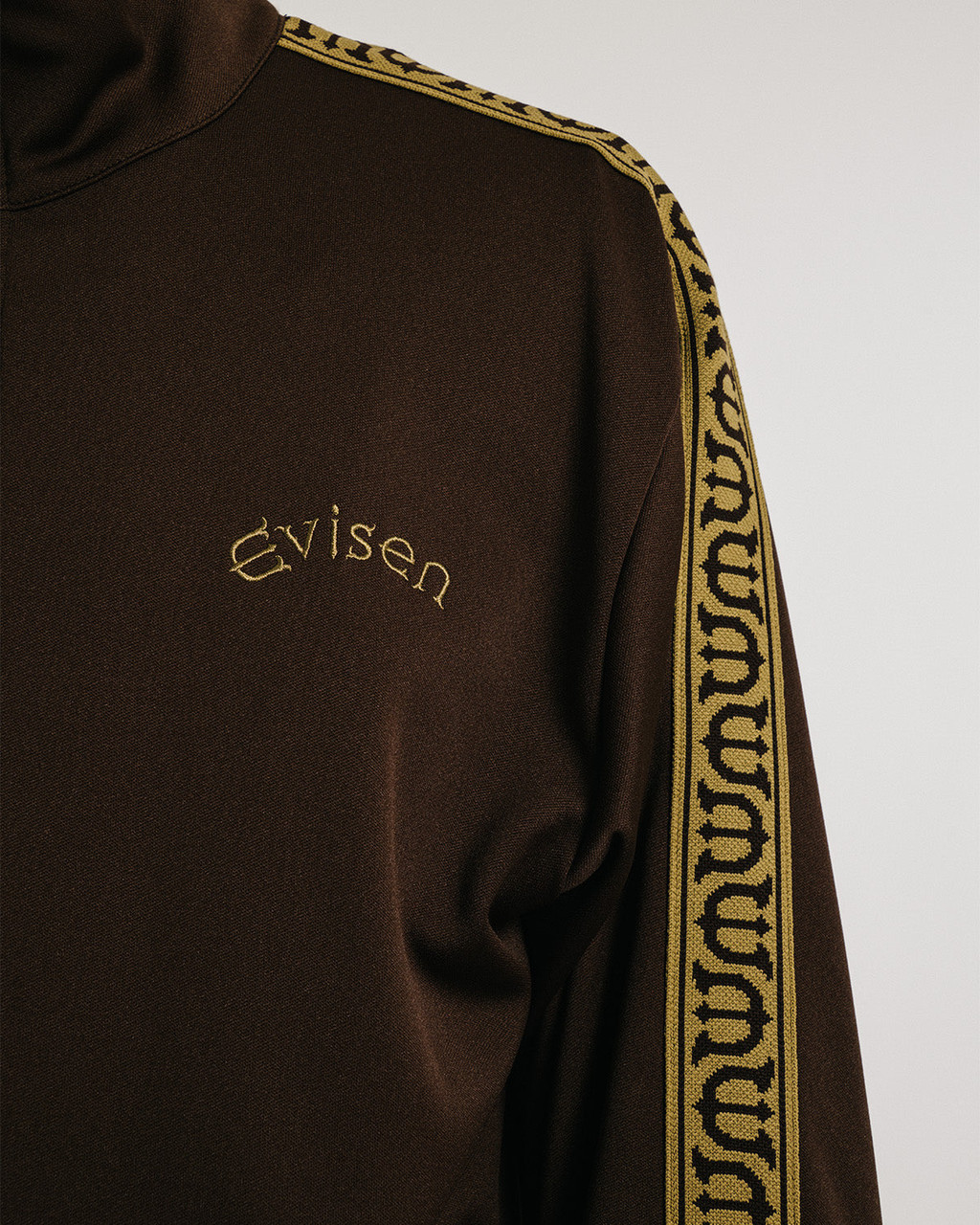 【希少】evisen skateboards 路滑板製造会社ブルゾン L Evisen Skateboards JACKET E LOGO TRACK JACKET - BROWN