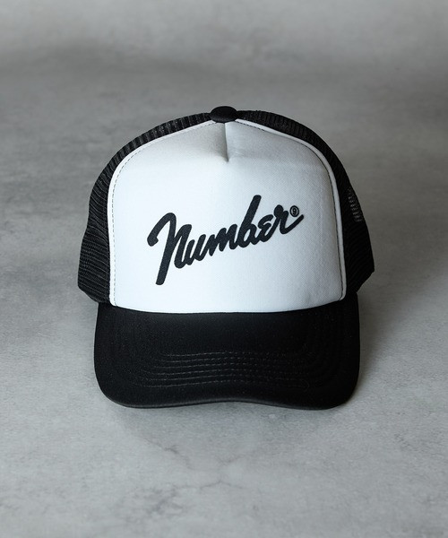NUMBER (N)INE Cap Number⑨ PRINTED MESH CAP / Number Nine Logo