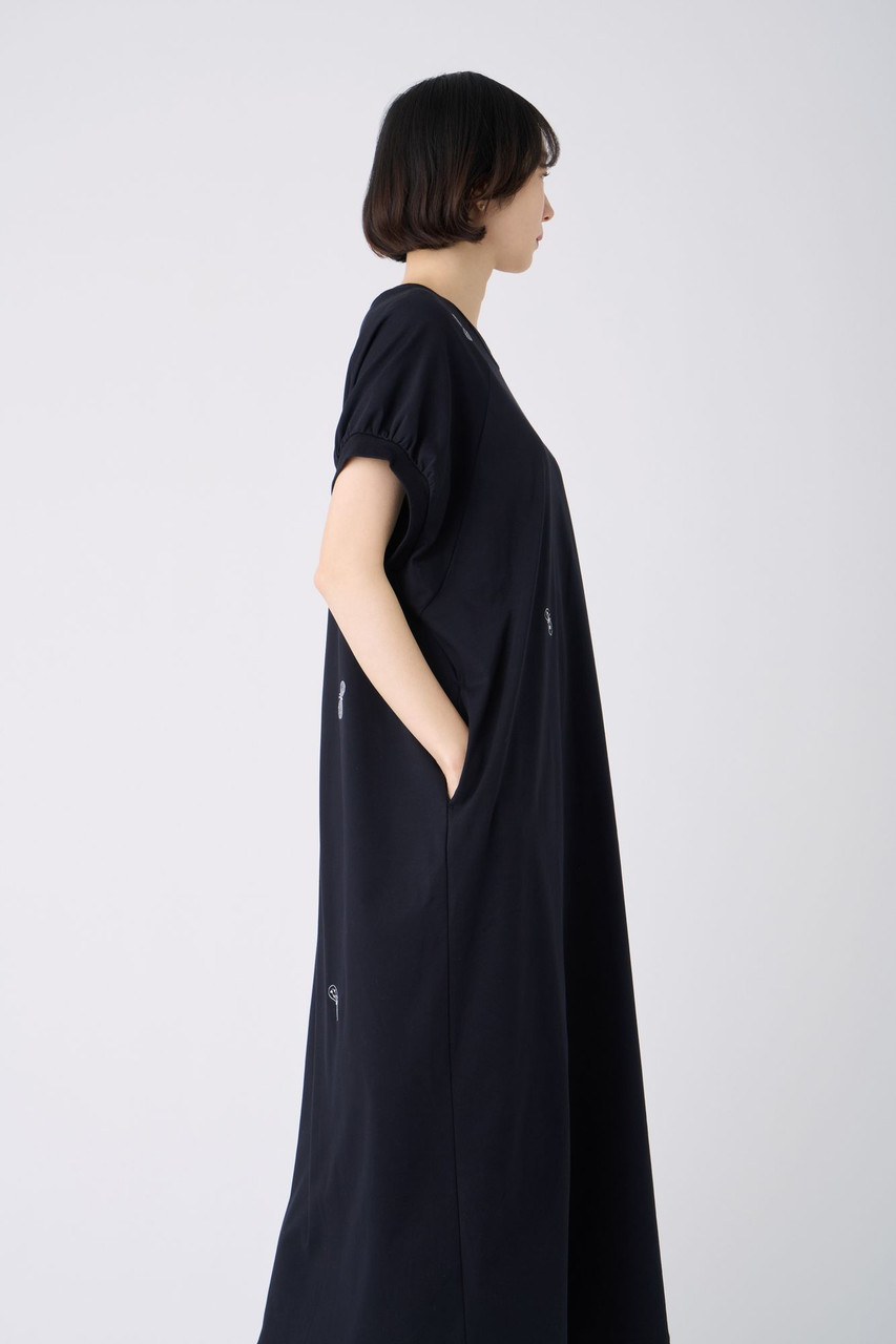 mina perhonen choucho 割烹着 navy minä perhonen Dresses Choucho Cut And sew Dress 2026 s/s Online