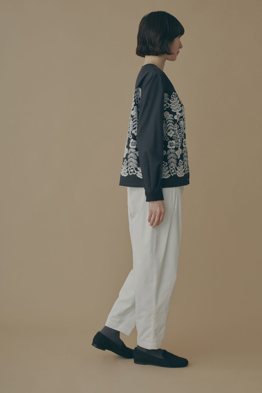 minä perhonen Tops Swing Garden Crew Neck Blouse 2025-26 A/W