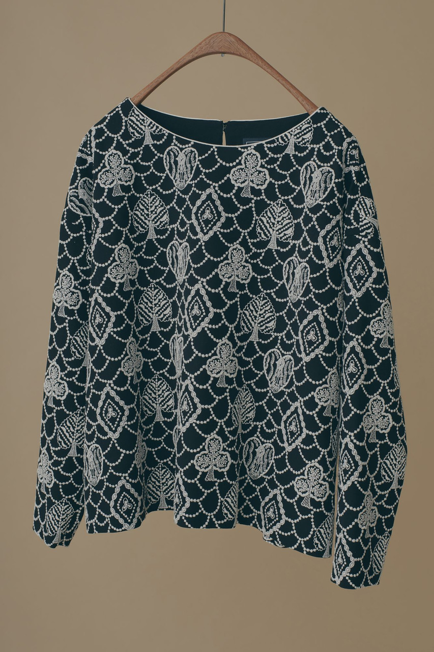 minä perhonen Tops forest card Blouse 2025-26 a/w Online Shop to