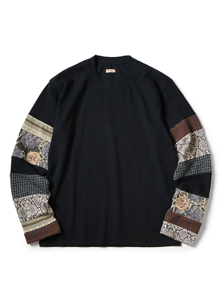 KAPITAL T-Shirt 18.5/- Jersey Hippie Long T-shirt