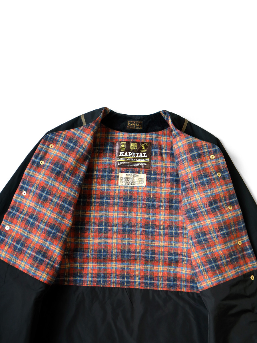 KAPITAL Jacket Cotton Weather Oil-Coated Baseball Blouson